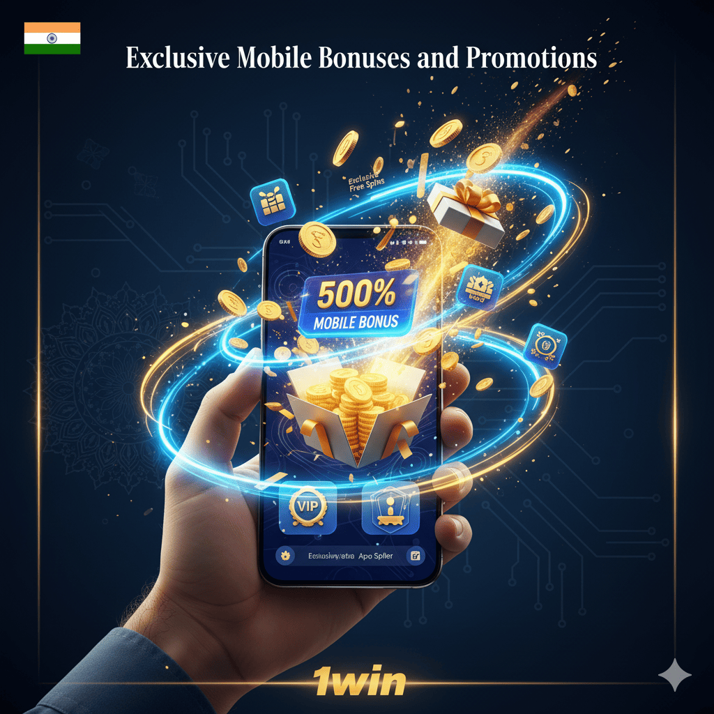 1win exclusive mobile bonuses and promotions for online betting and casino players on Android and iOS