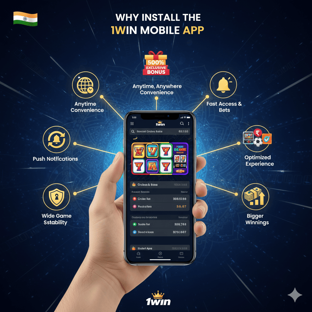 reasons to install the 1win mobile app for convenient online betting and casino gaming anytime, anywhere